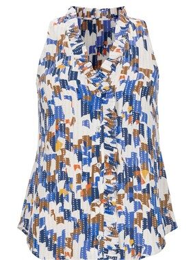 CAbi Style 6106 Sleeveless Jigsaw Blouse Spring 2022